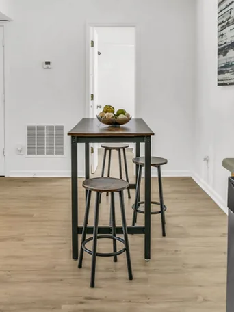 Dining area at Willowbrook Apartments