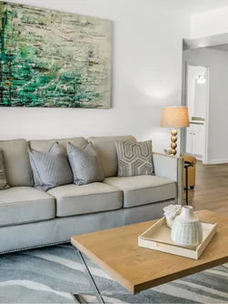 Living room at Willowbrook Apartments in Pensacola