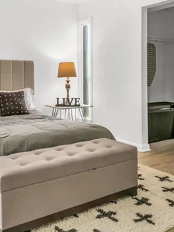 Bedroom in a Willowbrook apartment